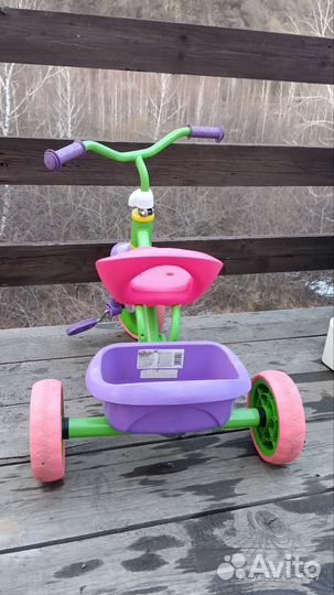 Детский трехколесный велосипед бу