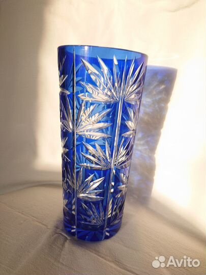 Ваза цветного стекла СССР