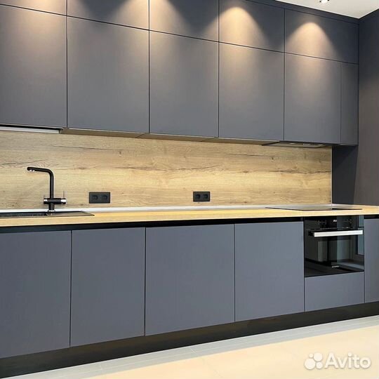 Прямая кухня.Кухонный гарнитур на заказ