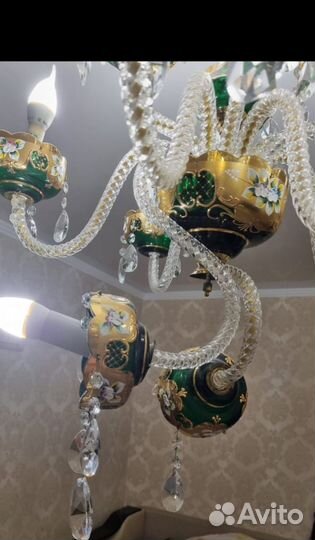 Люстра хрустальная чехия