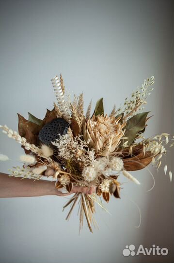 Букеты из сухоцветов