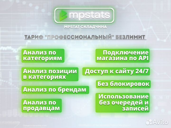 Складчина mpstats, доступ мпстатс