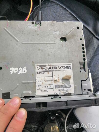 Штатная Магнитола ford 5000c