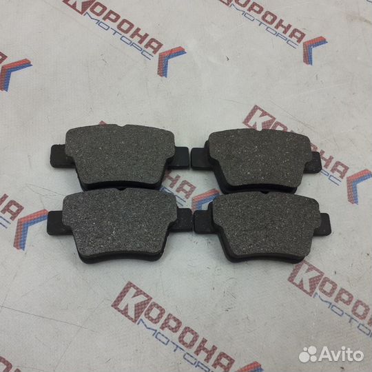 Колодки задние дисковые citroen C4