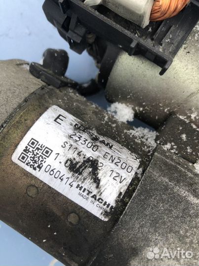 Стартер Nissan Qashqai X-Trail (T31) Juke (F15)