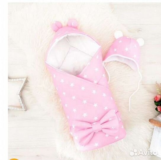 Конверт на выписку для девочки весна осень