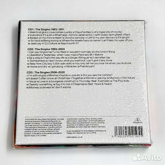 Pet Shop Boys - Smash: The Singles 1985-2020 (3CD)