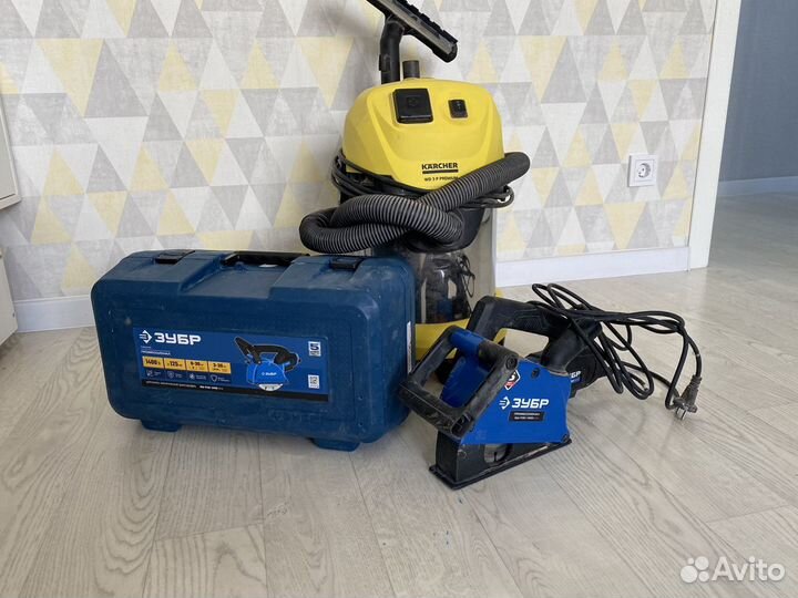 Аренда штробореза с пылесосом