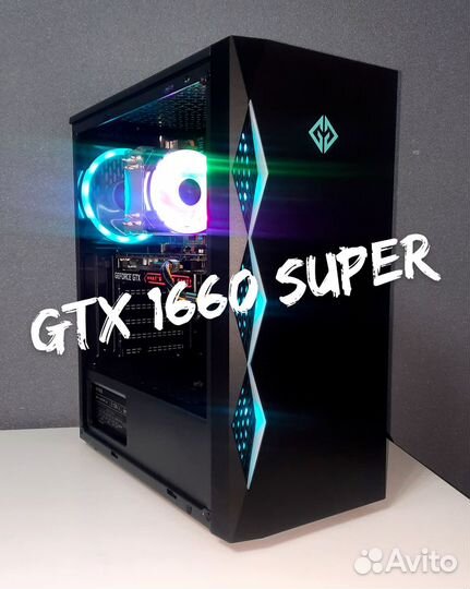 Игровой пк Gtx 1660 super /intel 12 ядер/16Gb ddr4