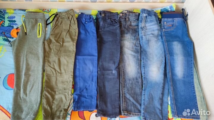 Вещи пакетом на мальчика 122 128