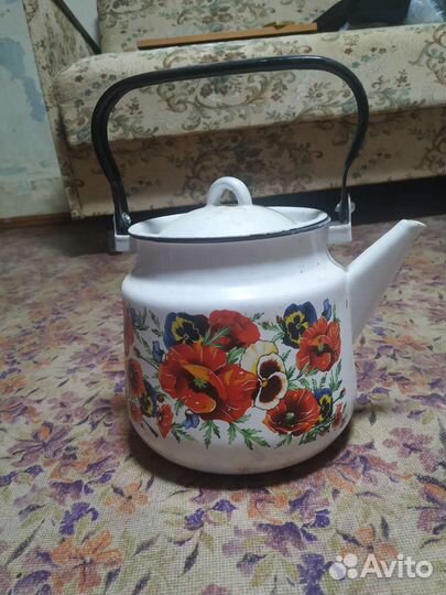 Чайник эмалированный