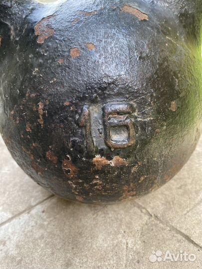 Гиря 2 по 16кг и 1 на 24кг