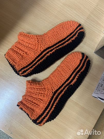 Носки шерстяные вязаные детские