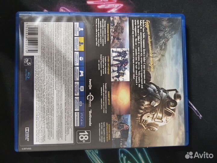 Диск Fallout 76 PS 4 (только обмен)