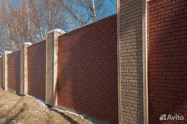 Фасадная панель Ю-Пласт Стоун-Хаус кирпич (красный