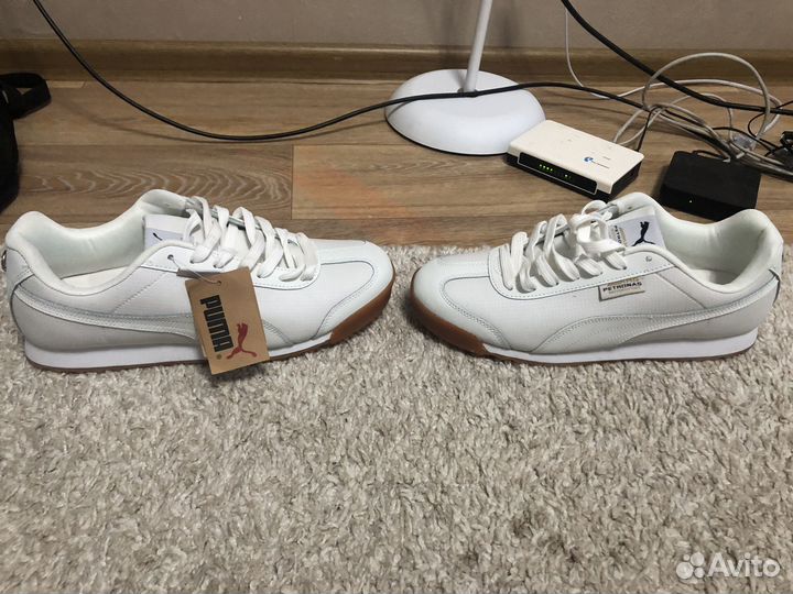 Мужские кожаные кеды новые