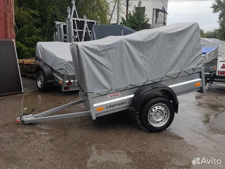 Прицеп Спутник 1912/37 Эко, высокий тент