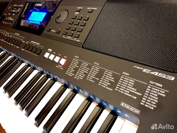 Синтезатор yamaha psr e453