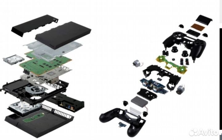 Запчасти, аксессуары, ремонт приставок