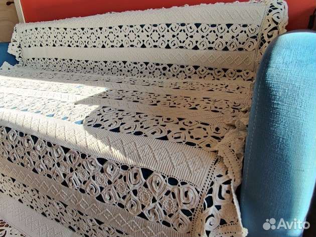 Покрывало 50-г,Франция.Подушки винтаж 70-г,Франция