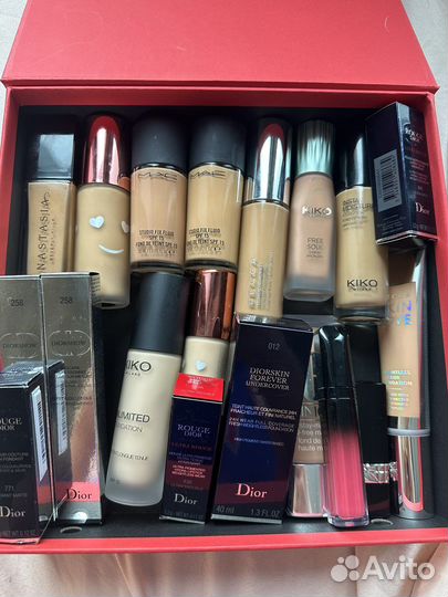 Тональные Dior Mac Becca пудры тени