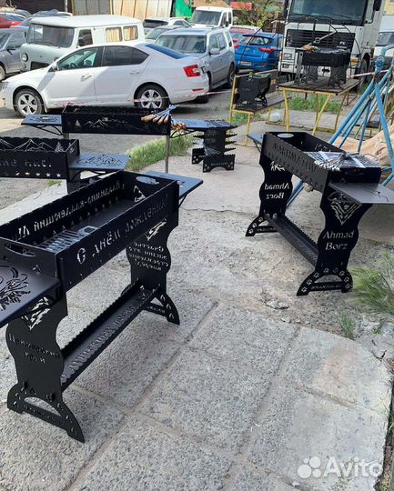 Мангалы разборные именные