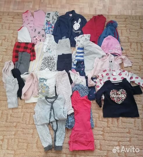 Детские вещи пакетом для девочек 74-86