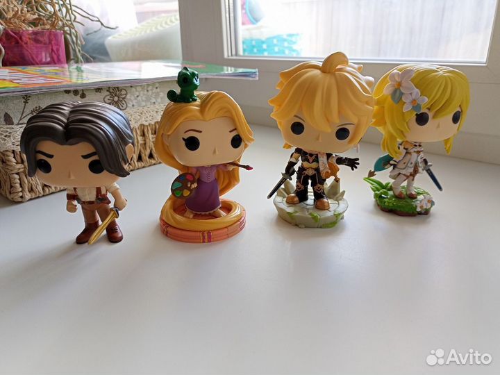 Фигурка funko pop disney Genshin Impact Mummy 4шт