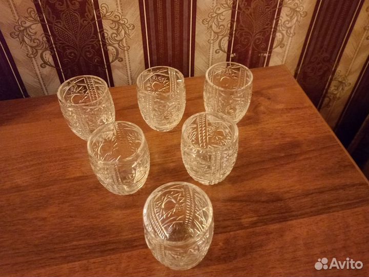 Хрустальные рюмки СССР