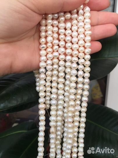 Жемчуг натуральный бусины