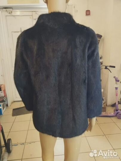 Шуба норковая 46р без капюшона