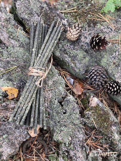 Восковые свечи с травами