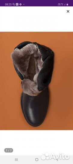 Сапоги зимние, натуральная кожа,натуральный мех