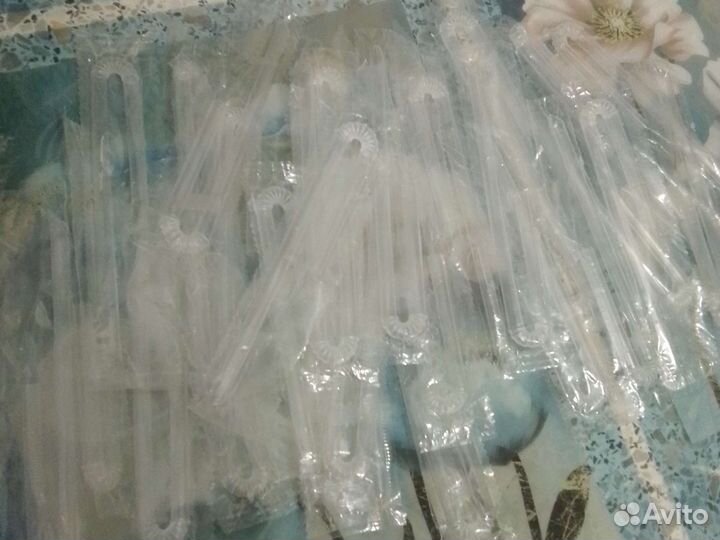 Трубочки пластиковые 35 шт