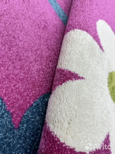 Ковер детский 1.2х1.8 розовый