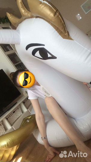 Надувной пляжный плот-матрас «Пегас»