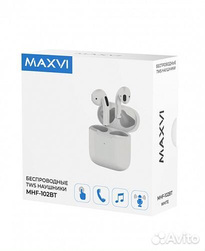 Наушники TWS Maxvi MHF-102BT