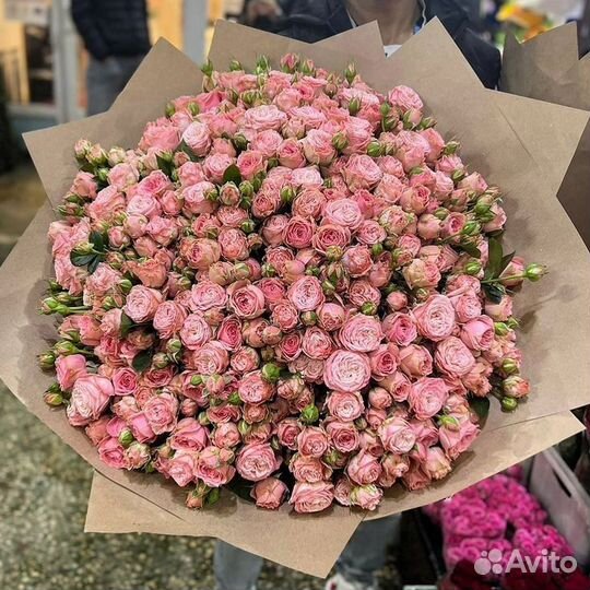 Цветы розы букеты с доставкой. кустовые розы