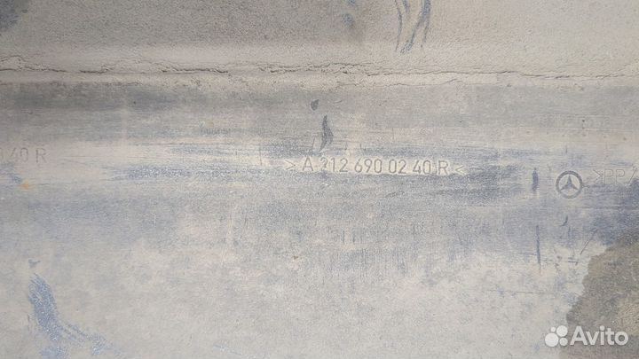 Накладка на порог Mercedes E W212, 2010