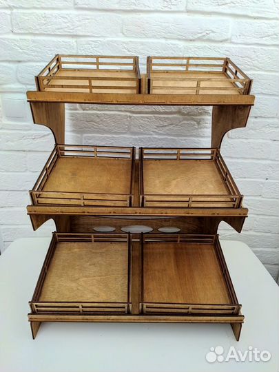 Подставка для булочек витрина хранение выпечки