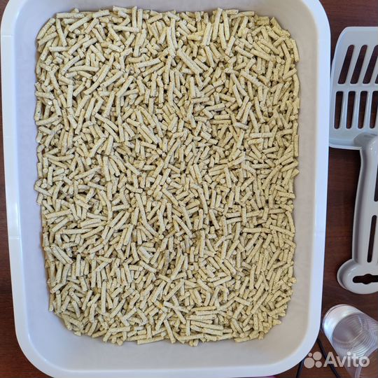 Кошачий наполнитель тофу 50л. 20 кг