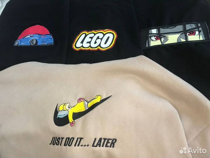 Машинная вышивка на одежде