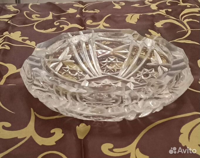 Хрустальная пепельница