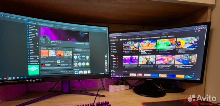 Монитор Msi Optix + Samsung