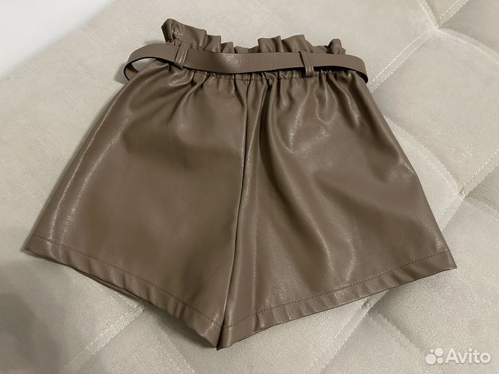 Шорты экокожа, 42(S) размер