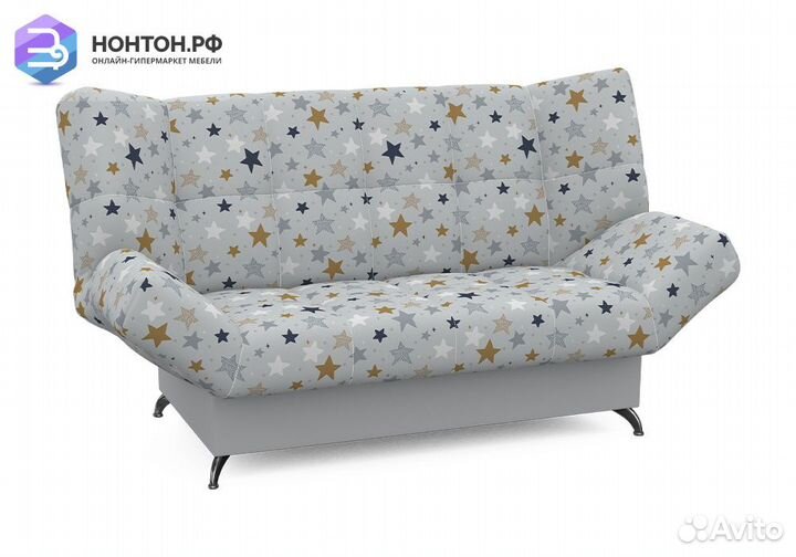 Диван клик-кляк Палермо с принтом звезды
