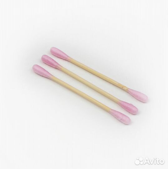 Ватные палочки розовые