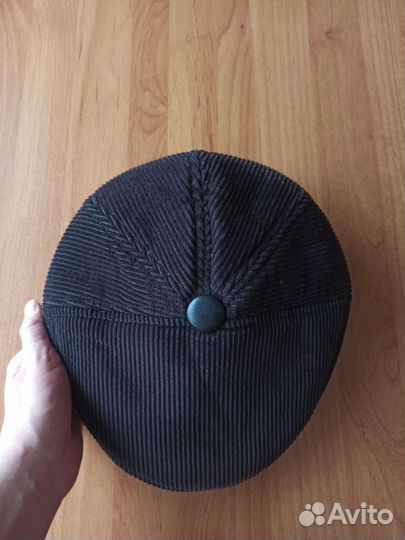 Мужская кепка вельвет