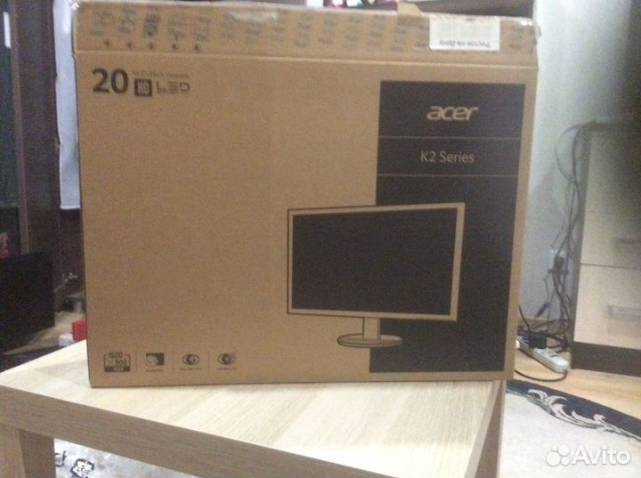 Монитор acer K202HQL, 19,5” 60Hz 1600x900