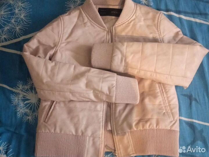 Куртка кожаная женская 46